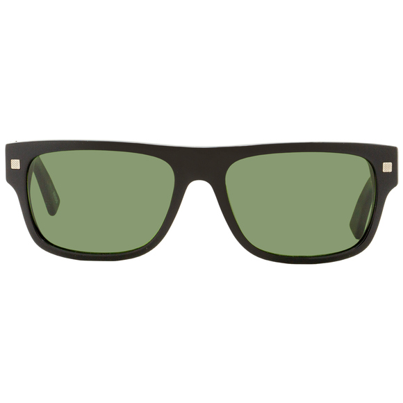 Zegna Rectangular Sunglasses EZ0088 01N Black 56mm 88 - Picture 2 of 2